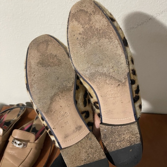 Gucci Princeton mules in calf hair leopard size 38 - Picture 11 of 11
